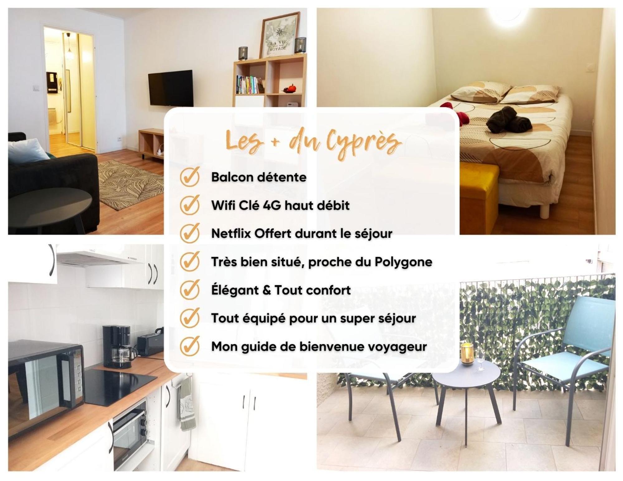 Le Cypres - Appartement Ideal Pour Vos Vacances Ou Vos Deplacements Professionnels A 베지에 외부 사진